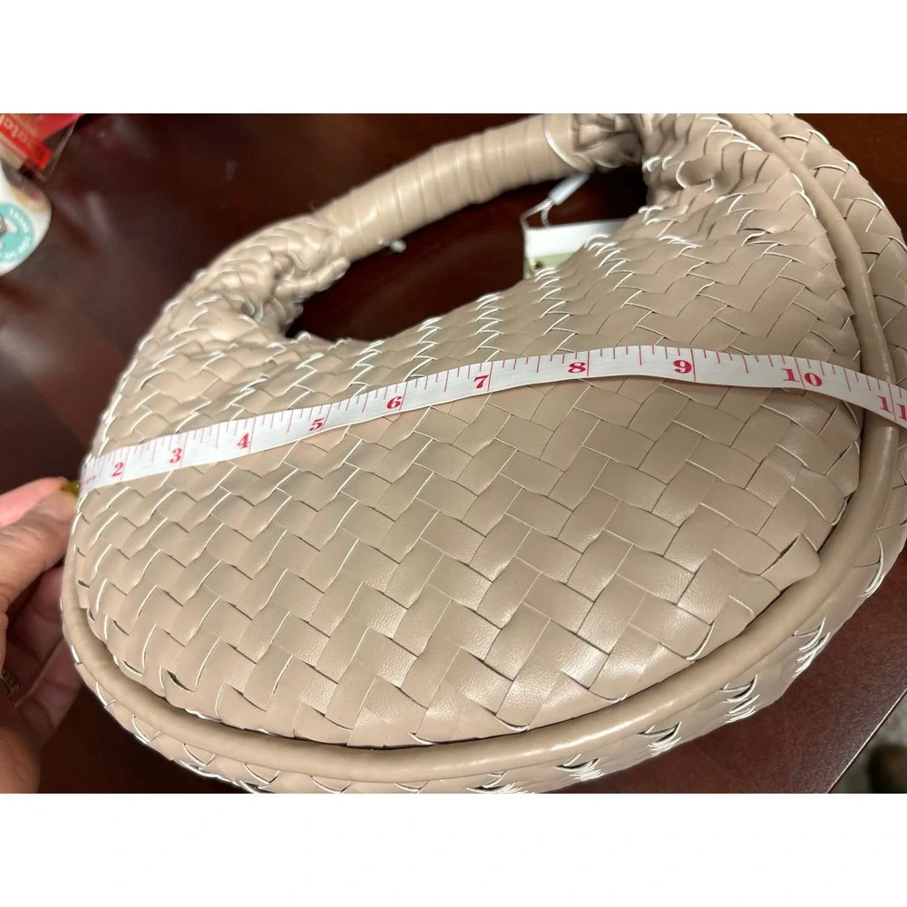 Moda Luxe Cassidy Woven Hobo Bag Natural Tan 29882ML New
